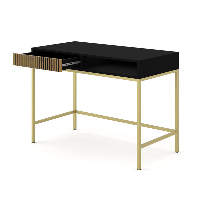 Nong Dressing Table, Gold/Black
