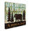« simple vivre bear » par michael mullan, impression sur toile tendue