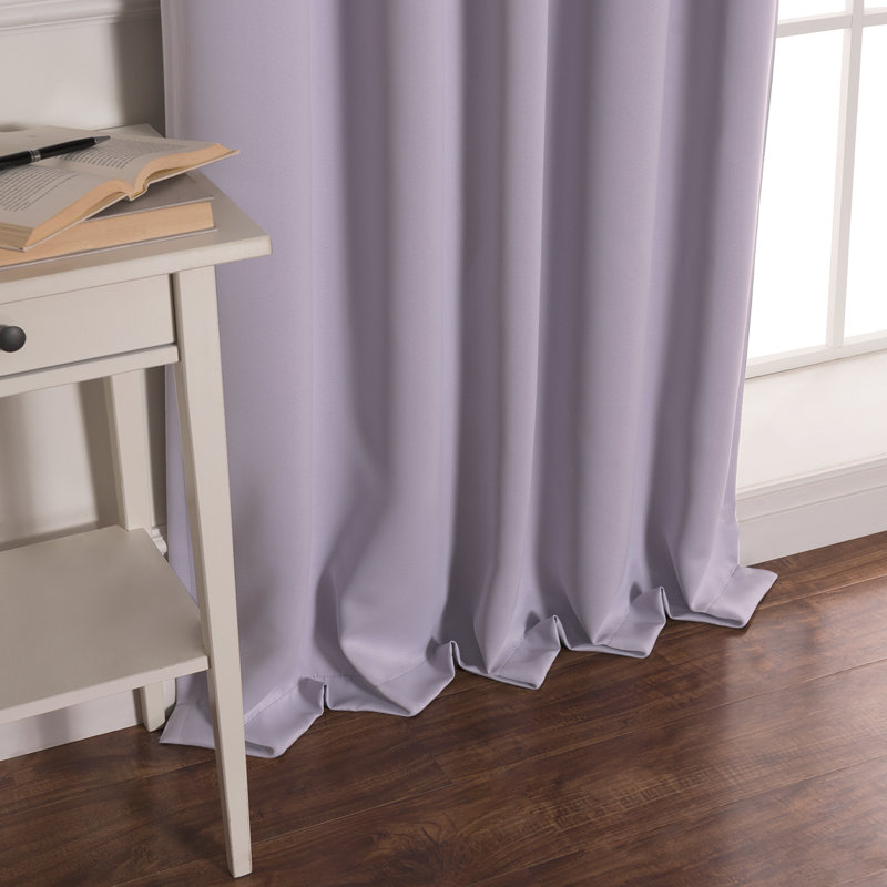 Molloy Insulating Curtain Pair, l 52 po x L 96 po, Lilas