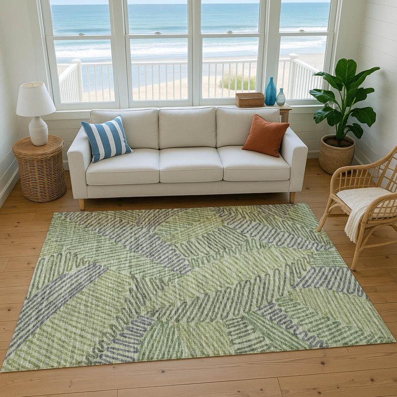 Premium Machine Washable Vaseem AMF117 Rug, Rectangle 2'6" x 3'10"