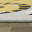 Power Loom Yellow/Black Area Rug-1581566102
