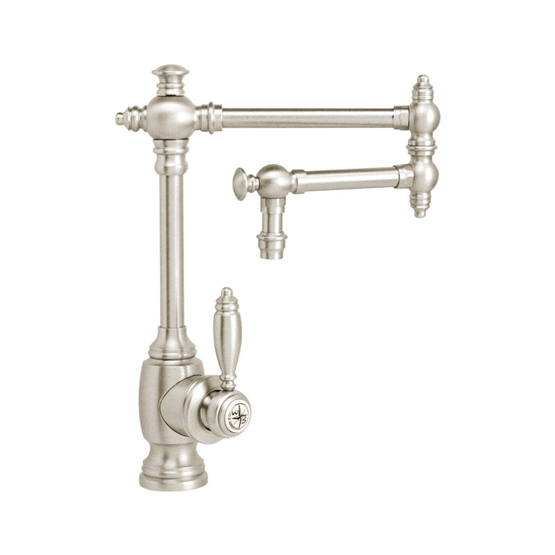Towson Kitchen Faucet - 18" Articulated Spout, Polished Nickel