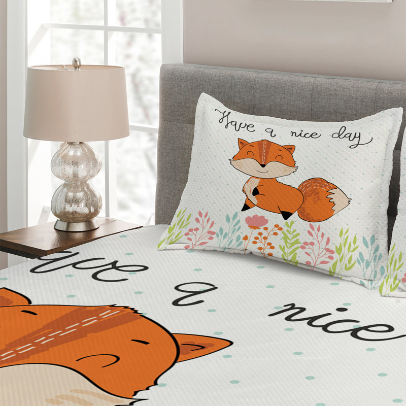 Dots Coverlet, King Bedspread + 2 Shams