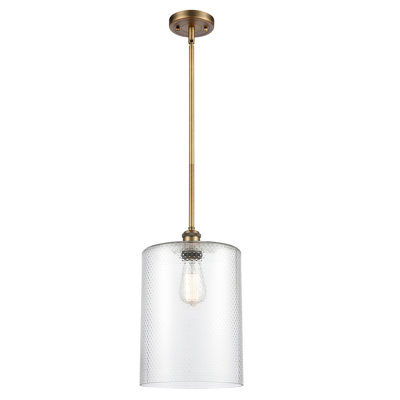 Luminaire suspendu cylindrique à 1 lumière Leilani