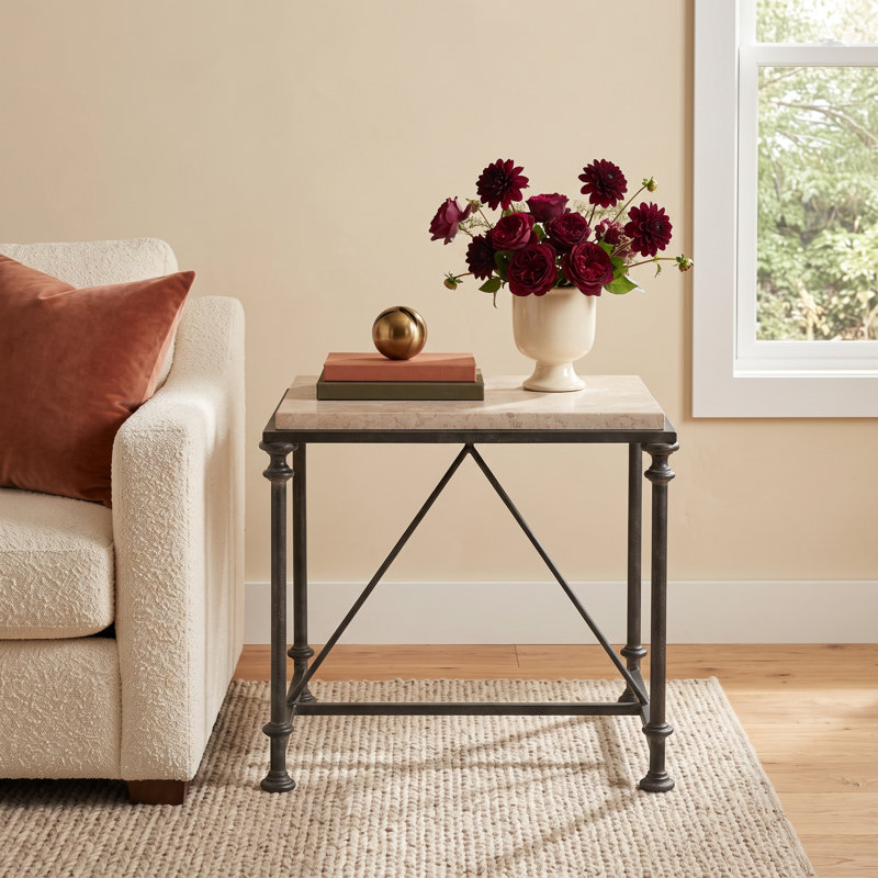 Kelso Stone Top End Table