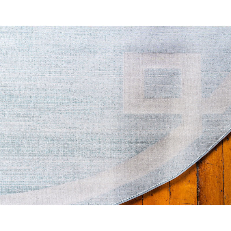 Heights Abstract Indoor Rug, Round 8'