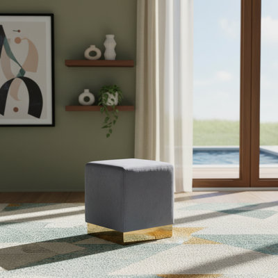 Annora Velvet Ottoman