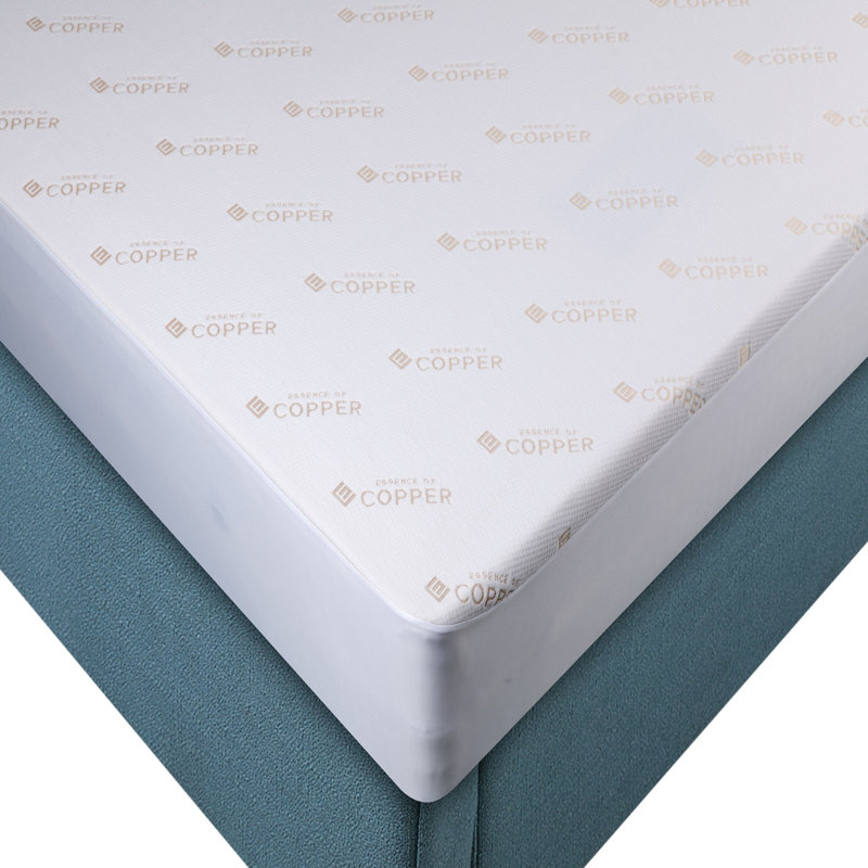 Copper Infused Cooling Mattress Protector - Waterproof, Twin
