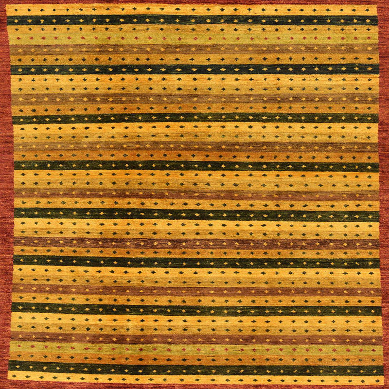 Abstract Indoor Rug, Square 8'