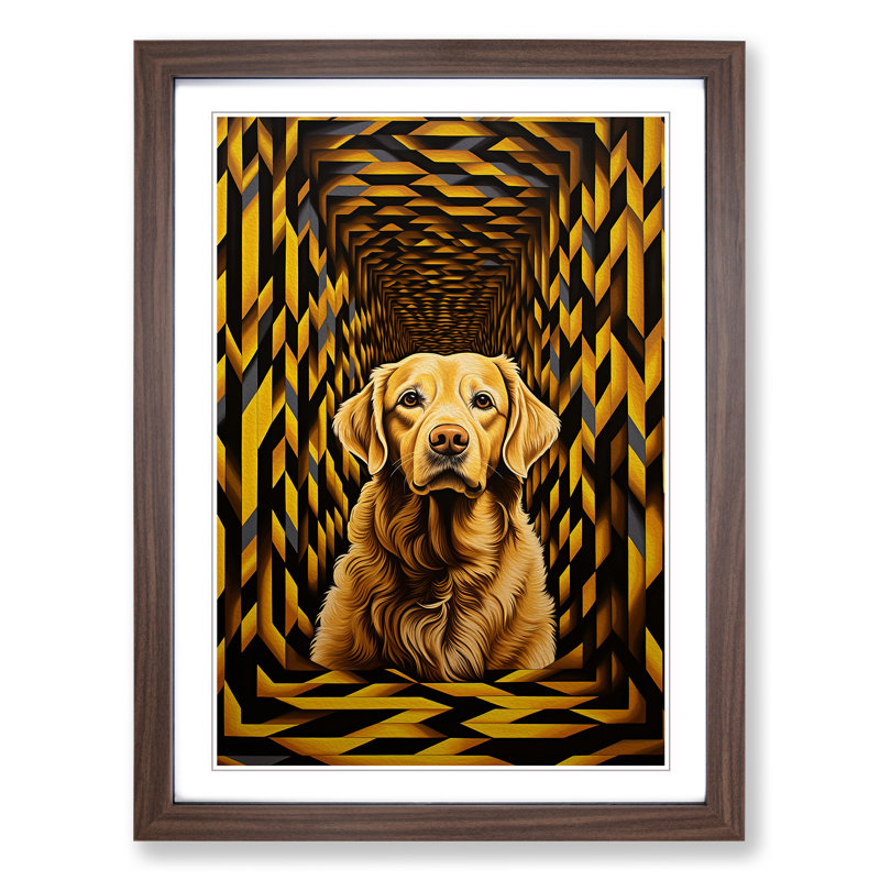 Golden Retriever Op No.2 - Framed Print