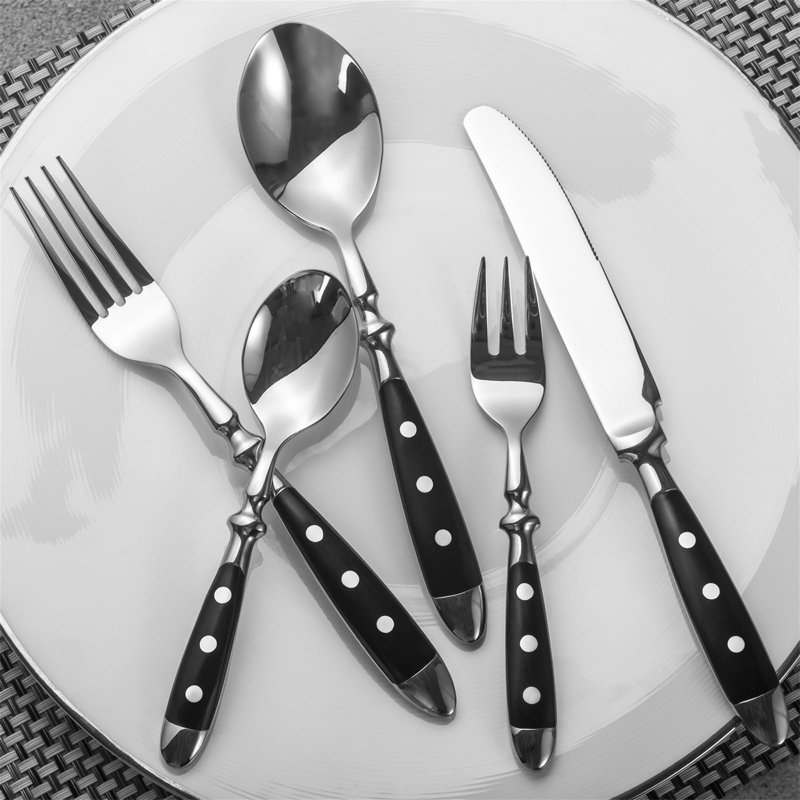 Maker Network 30 Piece Stainless Steel Cutlery Set , Service for 6