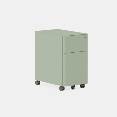 2 - Drawer Vertical Mobile File Cabinet