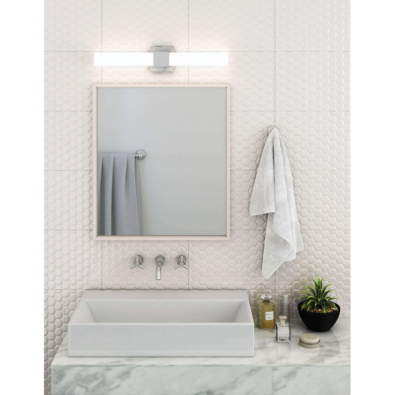 Peotone Dimmable LED Bath Bar, Black