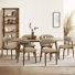 Chaise d'appoint rembourrée en bois massif