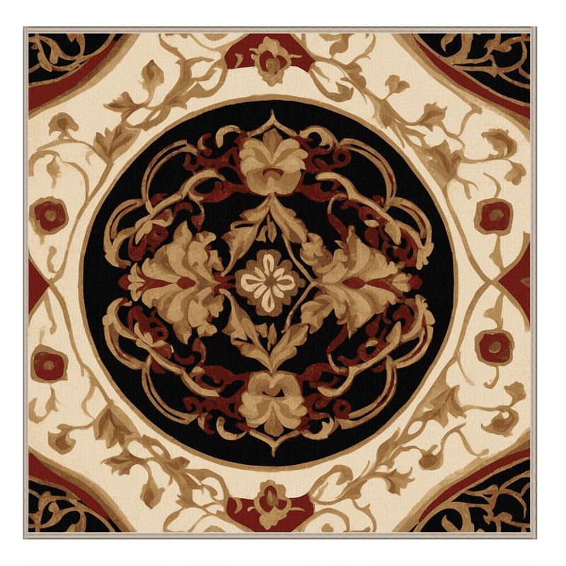 Baroque Bloom Rug, Square 8'