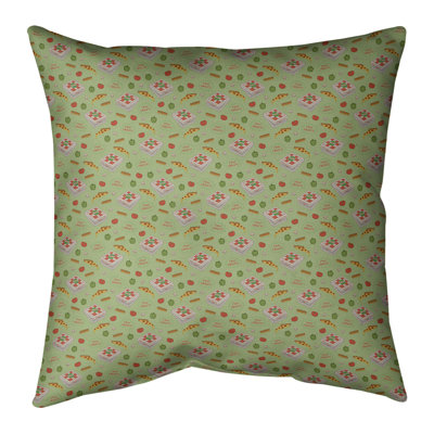 Leather/Suede Reversible Throw Pillow