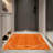 Orange Gold Line   area rugs for Living Room, Soft and Comfortable, Suitable for all seasons, easy to maintain, machine washable Indoor floor mat, Under Table Farmhouse suitable for Bedroom, Dining Room, Study,  Balcony, Home Decor Patio-2020116717