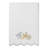  100% Turkish Cotton FERN TOSS Scallop 6PC Embellished Towel Set-1763481316-1763481339