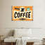 "Food and Drink", "Hot and Fresh Coffee", ensemble de 3 impressions sur toile par Retro Revival-93062957