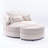 Danieal Upholstered Barrel Chair with Ottoman-453383915