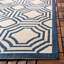 Tapis intérieur / extérieur bleu marine / gris Arneshia-280571613