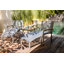 Tribeca Aluminum Teak Sling Stacking Lounge Chair-1768461982
