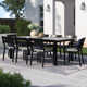 Vivant Rectangular 8 - Person 82'' Long Dining Set with Sunbrella Cushions