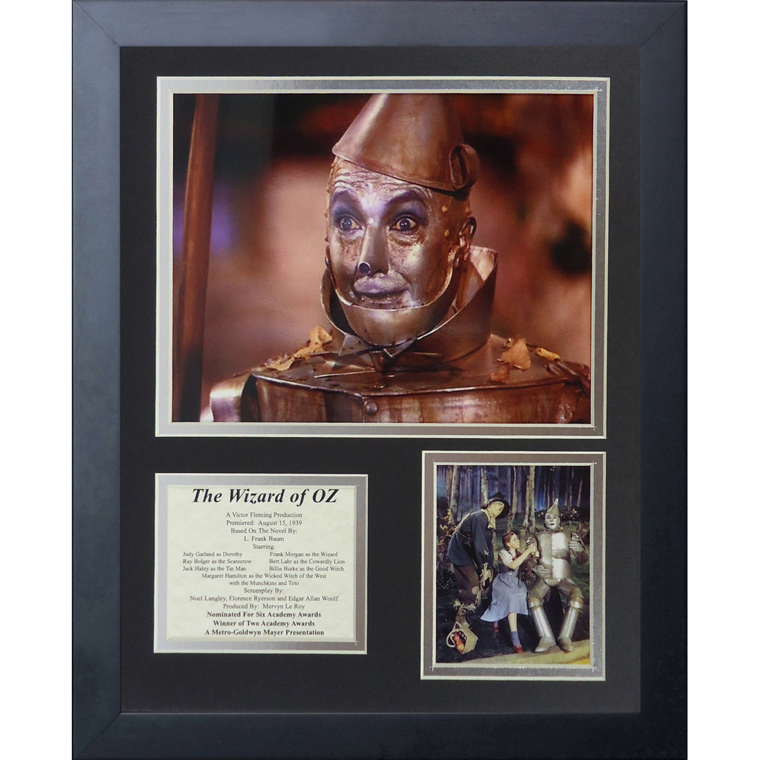 Wizard of Oz - Tin Man Framed Memorabili Legends Never Die