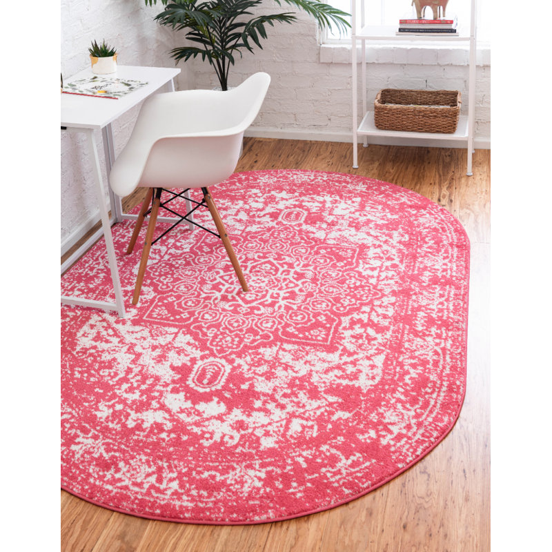 Maxence Oriental Indoor Rug, Oval 3'3" x 5'3"