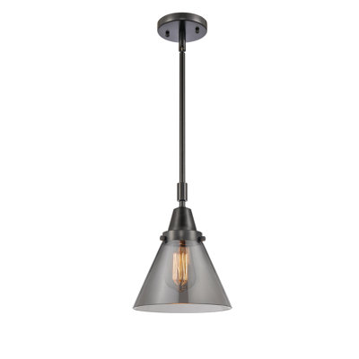 Luminaire suspendu conique 1 lumière Ashwath
