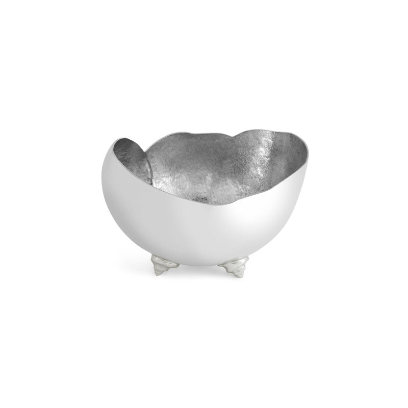 Ocean Reef Moon Shell Bowl, 4" H x 5.5" W x 6.5" D