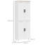 Engineered Wood 4 - Door Rectangle Accent Cabinet