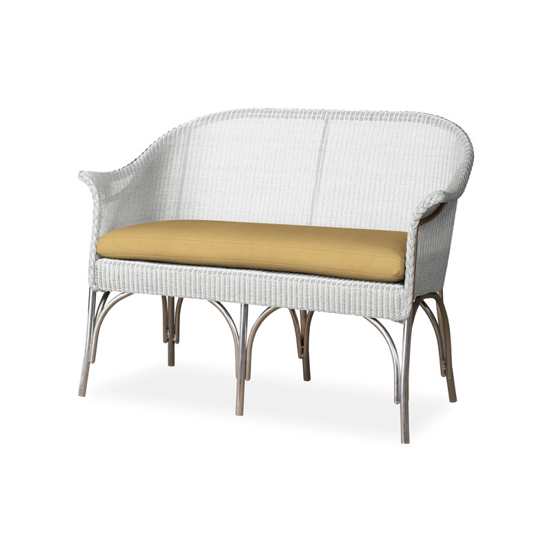 All Seasons Outdoor 2 - Seat, White, Bamboo Bay Sky