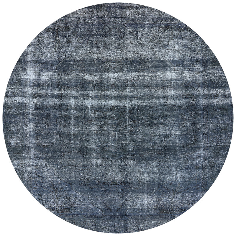Tapis gris, Rond 6 pi