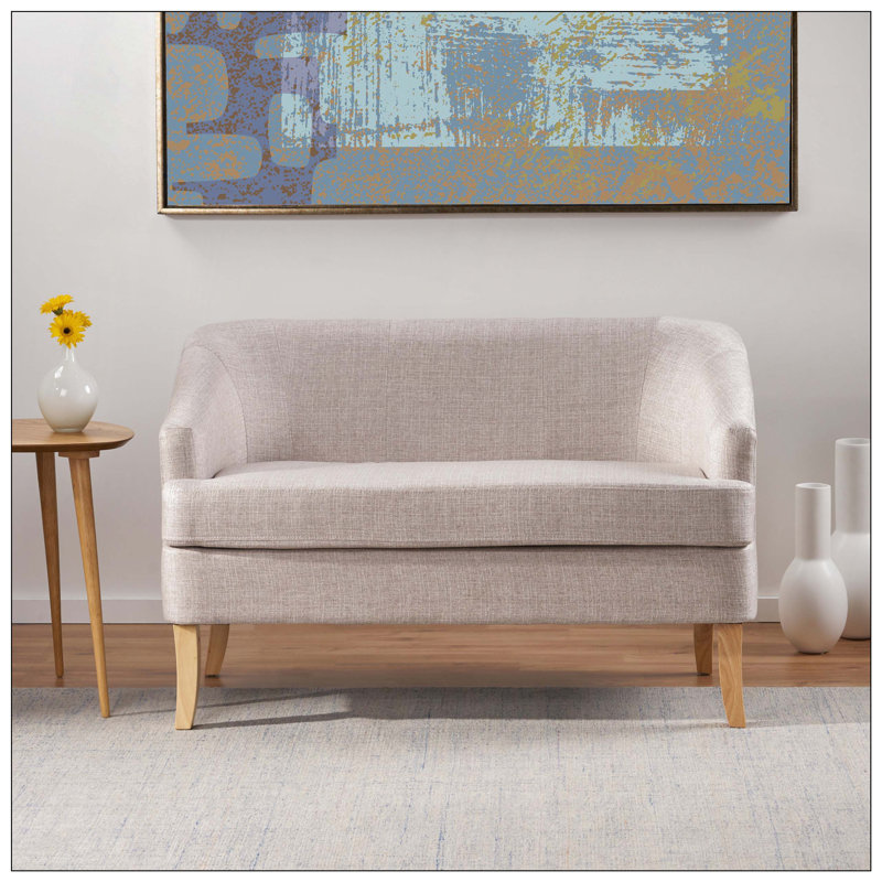 Loveseat Suitable For Living Room Bedroom And Daily Home Seating, Beige