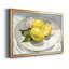 Citrons sur une plaque I - peinture sur toile encadrée-1713154675-1713154685