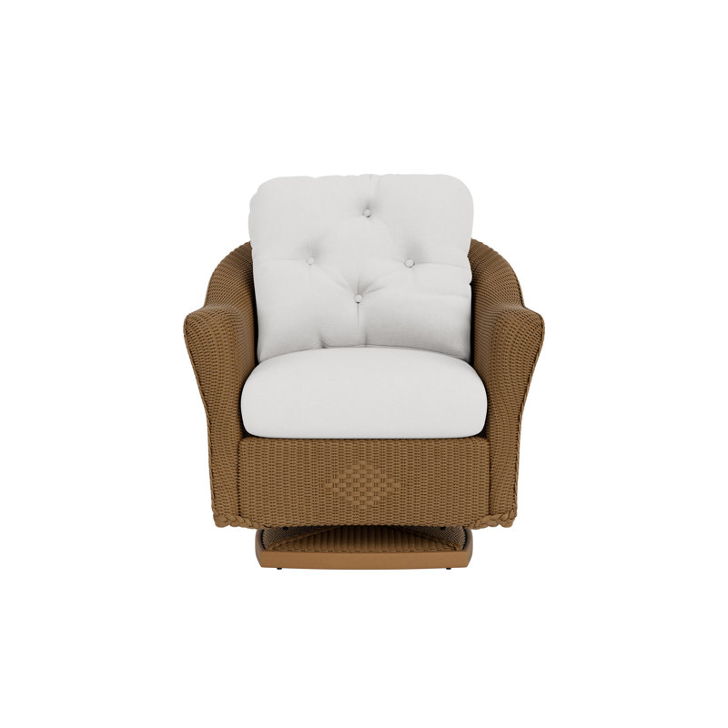 Reflections Outdoor Glider, Demo Oatmeal, White