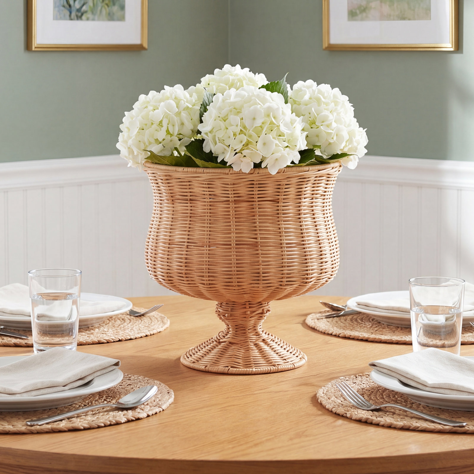 Table Vase, 18" H x 18" W x 18" D