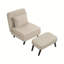 Canapé-lit pliable avec repose-pieds-126949286
