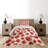 Farmhouse / Country Polyester Floral Coverlet