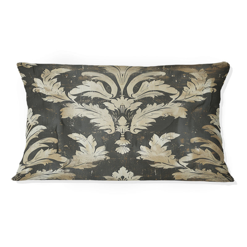 Coussin Black Rustic Elegance III - Country, Forme rectangulaire, H 12 po x l 20 po