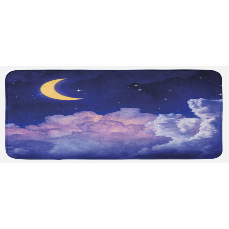 Tapis de cuisine lune