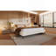 Chic Boucle Upholstered Bed With Integrated Lights And Shelves, White, King-25613366-25613384