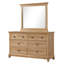 Commode 6 tiroirs avec miroir