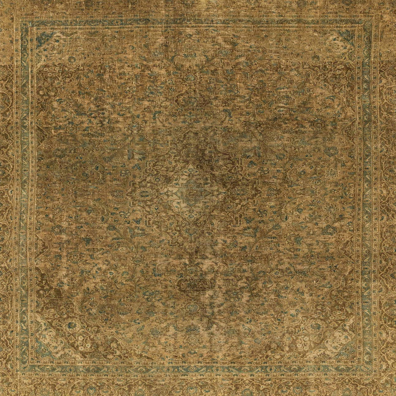 Abstract Indoor Rug, Square 6'