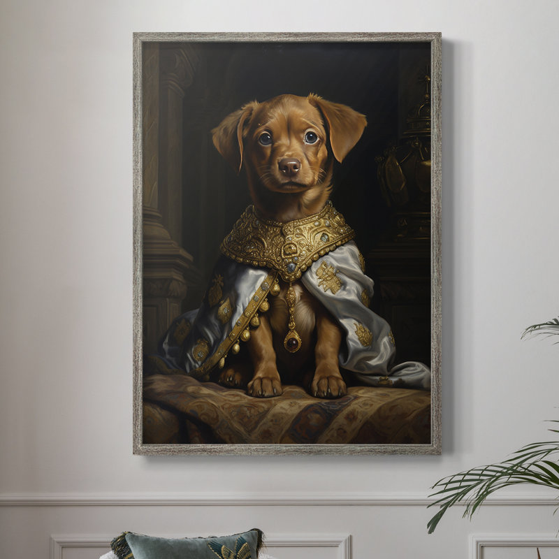 ANIMALS Series CXC, reproduction encadrée - bois massif, H 11 po x l 9 po