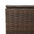 Water Resistant Acacia Poly Rattan Deck Box with Wheels-97884520