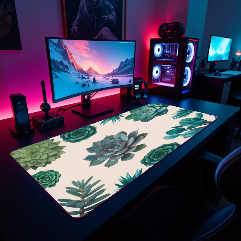 Polyester Desk Pad, 23.6x13.8