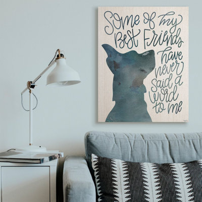 «Best Friends With Pet Expression» par Gigi Louise - impression d'art graphique