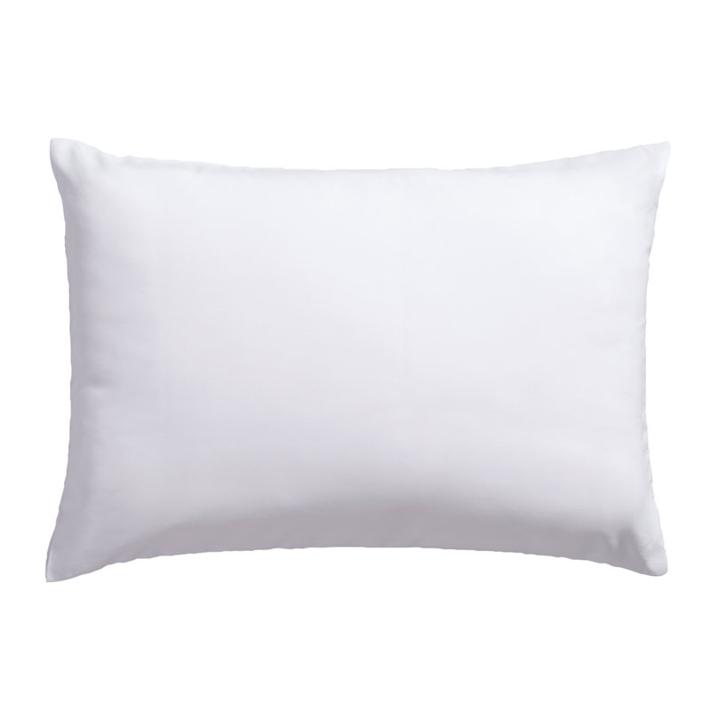 White Hypoallergenic Nylon Travel Pillow and Enhancer